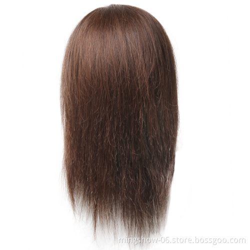 top quality hairdressing mannequin heads 100% human hair for hair schools